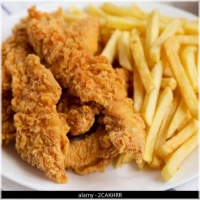 Alle schotels worden geserveerd met friet of rijst, 2x pitabroodjes, sla, ui, tomaat en komkommer.